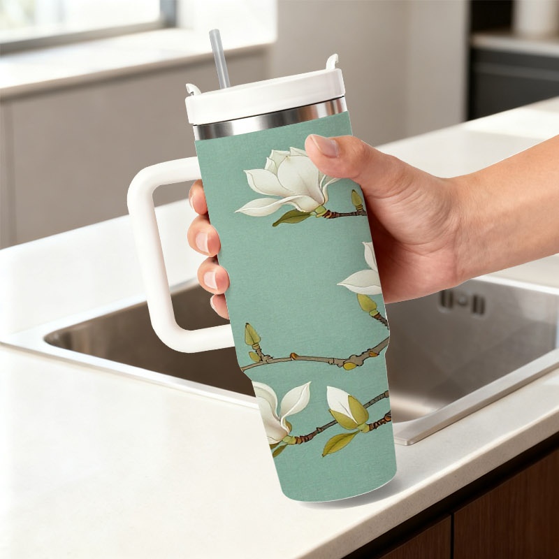 1pc 40 Oz Stainless Steel Insu - đánh giá và giá Sublimation Mug White